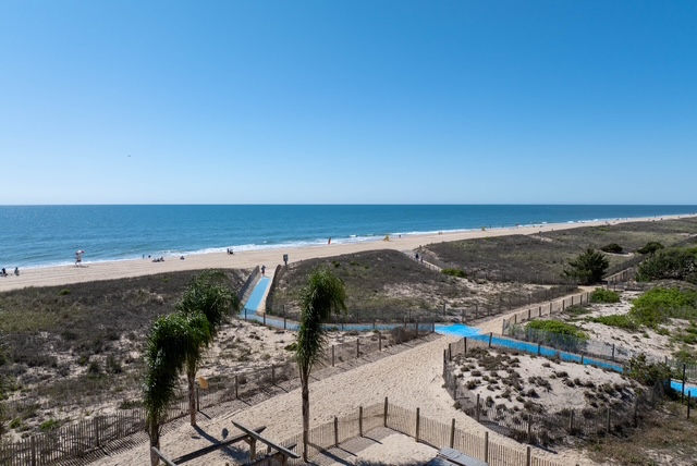 Ocean City beach view from near SeaSide Getaway